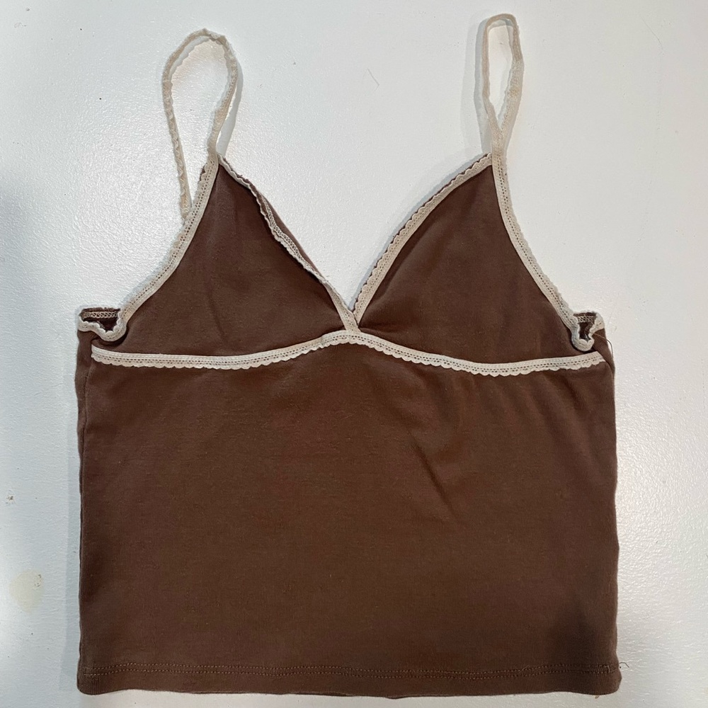 brown brandy melville tank top!